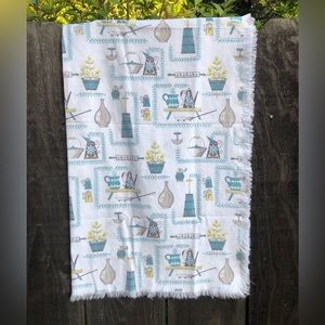 Vintage kitchen themed tablecloth